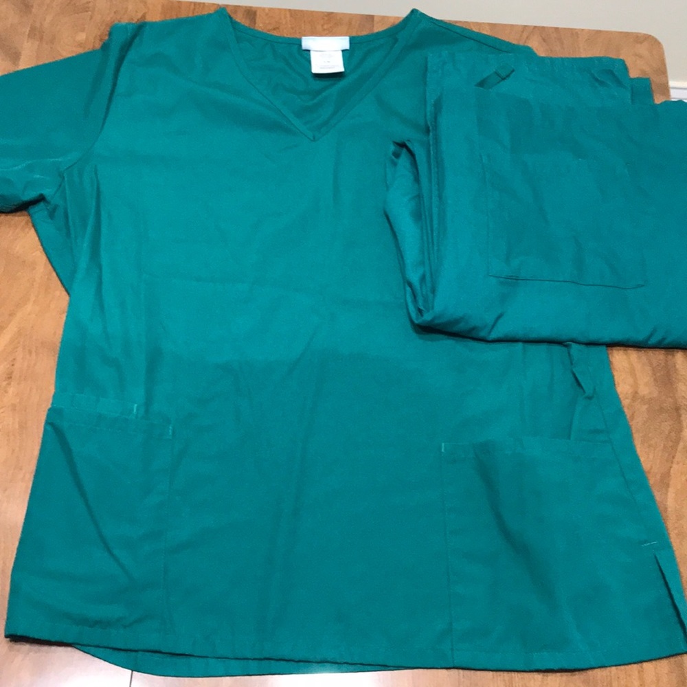 Green scrubs
